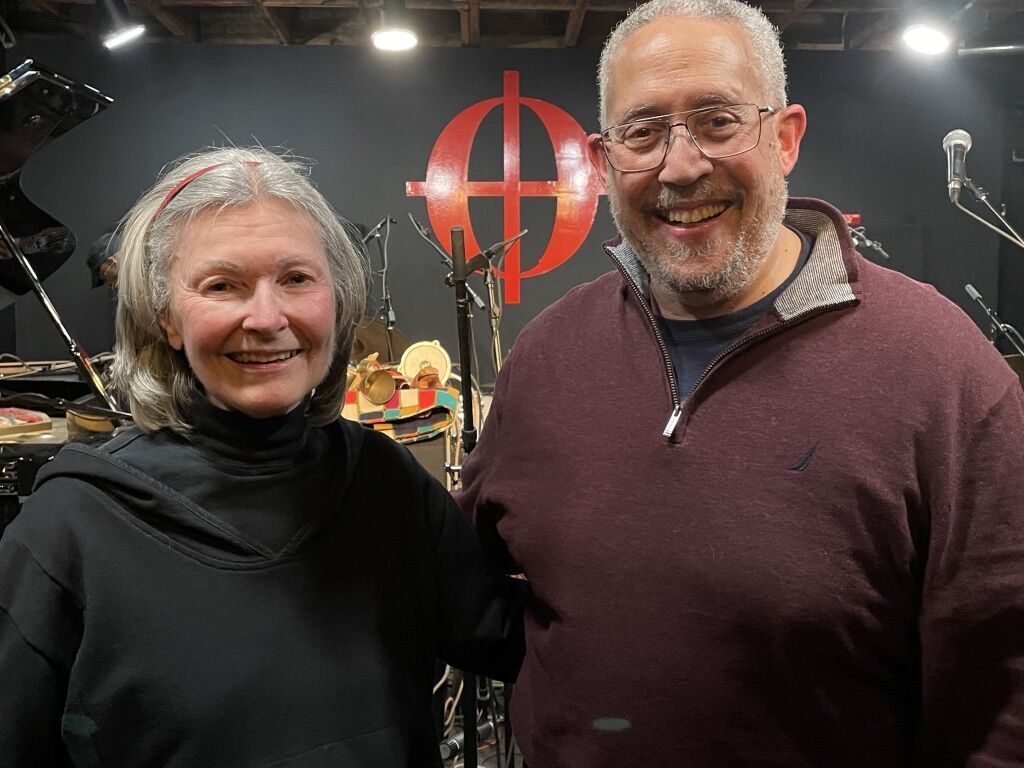 Jane Reynolds and Steve Braunginn at Cafe Coda